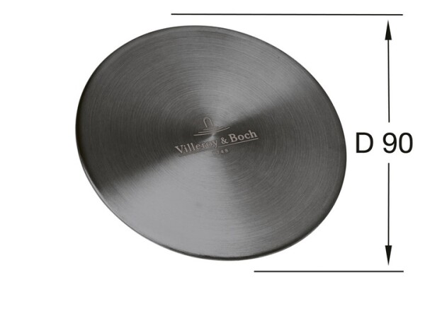 Příslušenství ke dřezům Villeroy & Boch - krytka odpadu 96241505, antracit 96241505