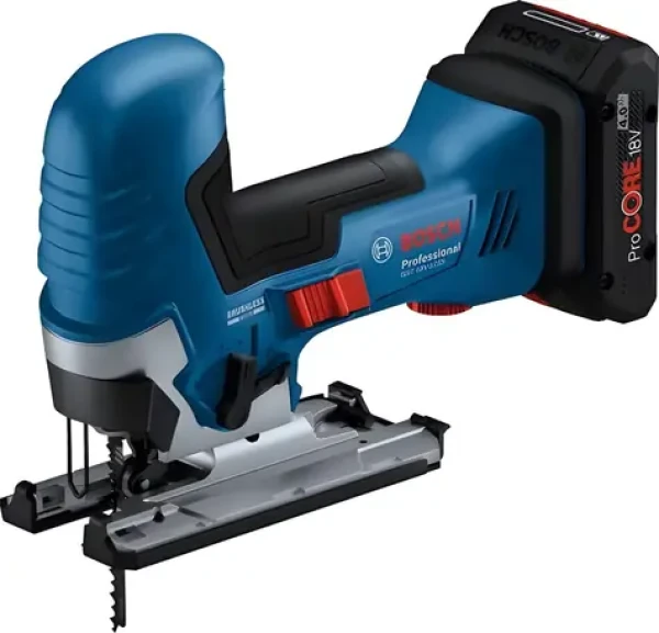 Bosch GST 18V-125 S Professional modrá/černá / Aku přímočará pila / 18V / solo bez baterie / L-BOXX (06015B2000)
