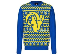 Forever Collectibles Pánská mikina Los Angeles Rams NFL Big Logo Ugly Christmas Sweater Velikost: M