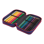 Colorino Colorino, RF067652, školní penál tříkomorový s výbavou, Football