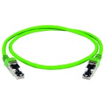 Telegärtner 100017314 RJ45 síťové kabely, propojovací kabely CAT 5 zelená S průchodkou chránící proti zlomení 1 ks