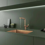 Dřezová baterie KWC Bevo E, 3600018028, měď - Brushed Copper 3600018028