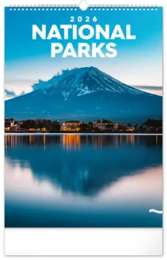 NOTIQUE Nástěnný kalendář Národní parky světa 2026, 33 x 46 cm (PGN-35507-L)