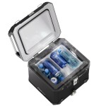 Chladicí kufr na motorku/čtyřkolku Topcase Yolco MCX17 černý