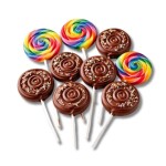 Dortisimo Silikonová forma na lízátka Spirály 9,2 cm