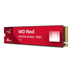 WD RED SSD NVMe 4TB PCIe SN700 Powered by SanDisk, Geb3 8GB/s, (R:3400/W:3100 MB/s) TBW 5100 EDF_8100333