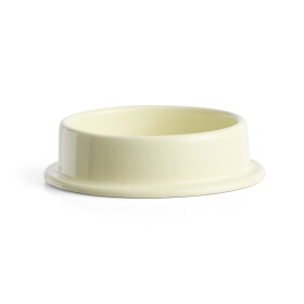 HAY Svícen Column M Cream Ø 11 cm, krémová barva, keramika