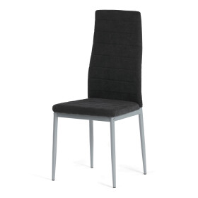 Jídelní židle, černá, látka, DCL-V5031 BK2