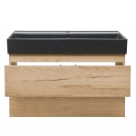 Koupelnová skříňka 2 zásuvková s umyvadlem SAT B-Way 99x50x45 cm dub mat BWAY2100OAKU2BB BWAY2100OAKU2BB