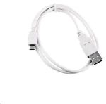C-TECH USB Micro kabel 2 m bílá / USB 2.0 A (M) - Micro B (M) (CB-USB2M-20W)