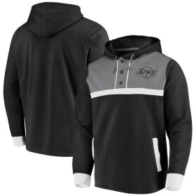 Fanatics Pánská Mikina Los Angeles Kings True Classics 3-Button Pullover Hoodie Velikost: