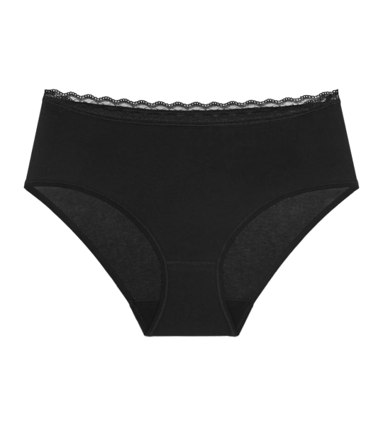 Dámské kalhotky Feel Of Cotton Midi 2P - Triumph černá (0004) 0042