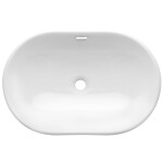 INVENA - Umyvadlo na desku NIKE 60 cm oval CE-28-060-W