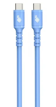TB Touch USB-C kabel modrý 1m / Nabíjecí a datový kabel / USB-C - USB-C / 60 W / 480 Mb/s / silikonový (AKTBXKUCC2SI10N)