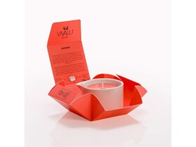 Vivalu masážní svíčka malinová 100 ml Vivalu masážní svíčka malinová 100 ml