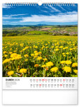 Nástěnný kalendář 2026 NOTIQUE - Toulky českou krajinou, 30 x 34 cm