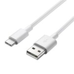 PremiumCord kabel USB 3.1 C-M - USB 2.0 A-M 3m / rychlé nabíjení 3A / bílá (ku31cf3w)