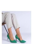 Dámské lodičky na jehlovém podpatku B-831 Zelená - Bellucci zelená 39