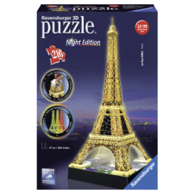 Puzzle 3D Eiffelova věž noční edice 216