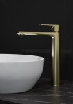 CERSANIT - Umyvadlová baterie vysoká LARGA zlatá MAT S951-393