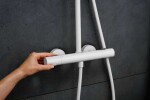HANSGROHE - Pulsify S Puro Sprchový set s termostatem, průměr 26 cm, 1 proud, matná bílá 24222700