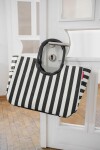 Nákupní taška Reisenthel Loopshopper L Summerstripes black