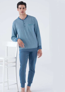 Pánské pyžamo Karelpiu KC8204 4xl Modrá