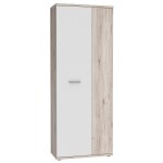 Skříň Net 5p Pískový Dub / Bílý