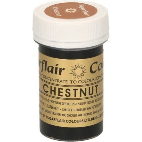 Gelová barva chestnut kaštanová 25g - Sugarflair