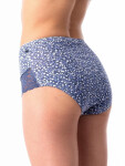 Kalhotky Key LPF 526 A25 A'2 M-3XL tmavě modrá a bílá XXL