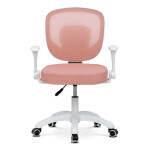 Dětská židle, výškově nastavitelná, růžová síťovina, KA-K1062 PINK