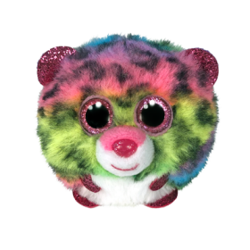 TY Puffies DOTTY - vícebarevný leopard 10 cm