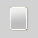 Zrcadlo se senzorem SAT Mood 60x80 cm broušené zlato SATZMOOD6080BZ SATZMOOD6080BZ