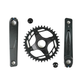 Převodník + kliky 170mm k motoru Bafang M500, 38 z., bez krytu