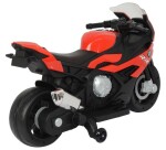 Mamido Dětská elektrická motorka BMW S1000RR černo-červená
