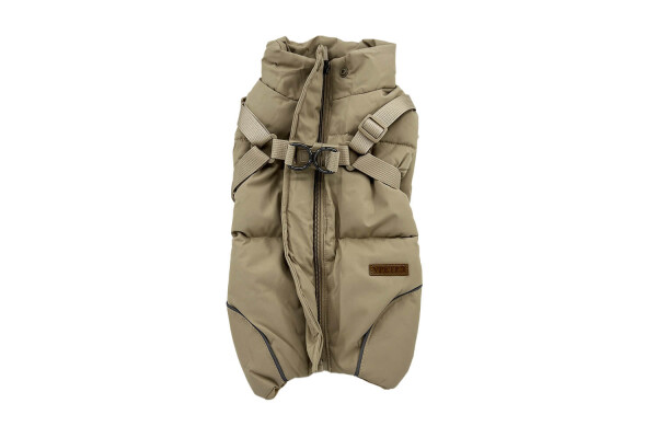 Vento zimní bunda pro sa na ZIP Barva: Béžová, Délka zad (cm): 37, Obvod hrudníku: 42 - 50 cm