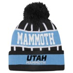 Outerstuff Dětská zimní čepice Utah Mammoth NHL Go Fast Cuffed Knit W Pom