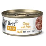 Brit Care cat ADULT TURKEY paté ham 70 g