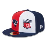 New Era Pánská kšiltovka New England Patriots NFL On-Field 2023 Sideline 59FIFTY Fitted Velikost: 7 3/4