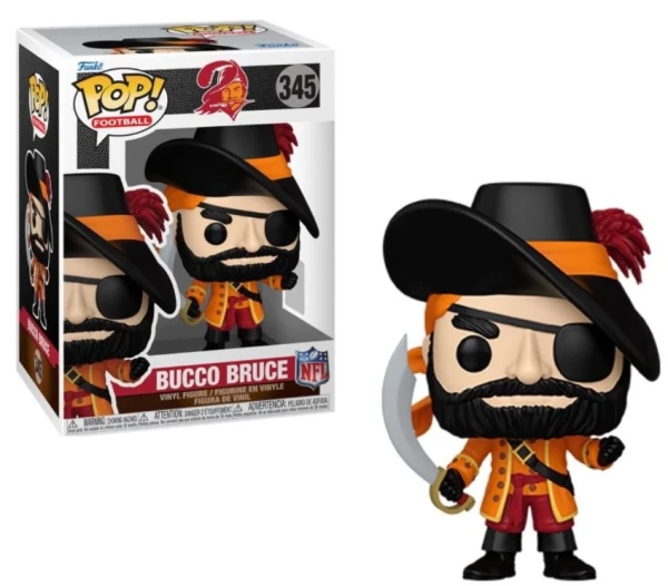 Funko Figurka POP! Bucco Bruce Tampa Bay Buccaneers NFL