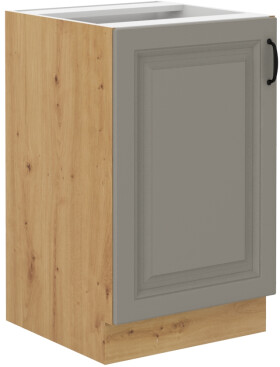 Spodní skříňka pod dřez Stilo 50 ZL 1F BB Barva korpusu: Dub artisan, Barva dvířek: Clay Grey