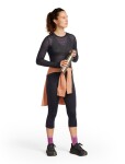 Dámské merino tričko s dlouhým rukávem ICEBREAKER Wmns 75 Cool-Lite Featherlight LS Crewe, Black velikost: M