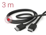DisplayPort DP1.2 kabel černá / Kabel / 4K UHD / M/M / 3 m (200697)