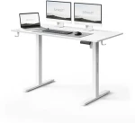 SENSE7 Nojo Light Pracovní stůl bílá / elektricky nastavitelná výška / 120 x 60cm / nosnost 70kg (5902659847928)