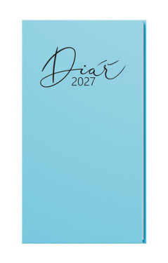 Týdenní diář 2027 Jakub Pastel kapesní modrá