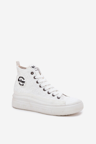 Dámské Tenisky Na Platformě Lee Cooper LCW-25-44-3209L Bílé 40