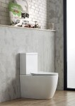 SAPHO - INFINITY WC kombi, Rimless, spodní/zadní odpad, bílá PC105WR