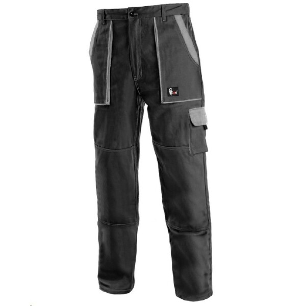 Montérkové kalhoty JOSEF LUXY CXS pánské pasové černo-šedé, vs.182cm 66 černo-šedé