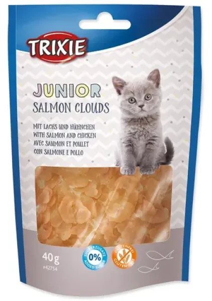 TRIXIE Pochoutka Junior losos, měkké plátky / Pamlsky pro kočky / 40 g (G13-42754)