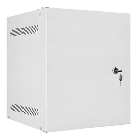 Lanberg WF10 šedá / Nástěnný rozvaděč 10" / 6U / 280x310 mm / kovové dveře / ploché balení (WF10-2306-00S)